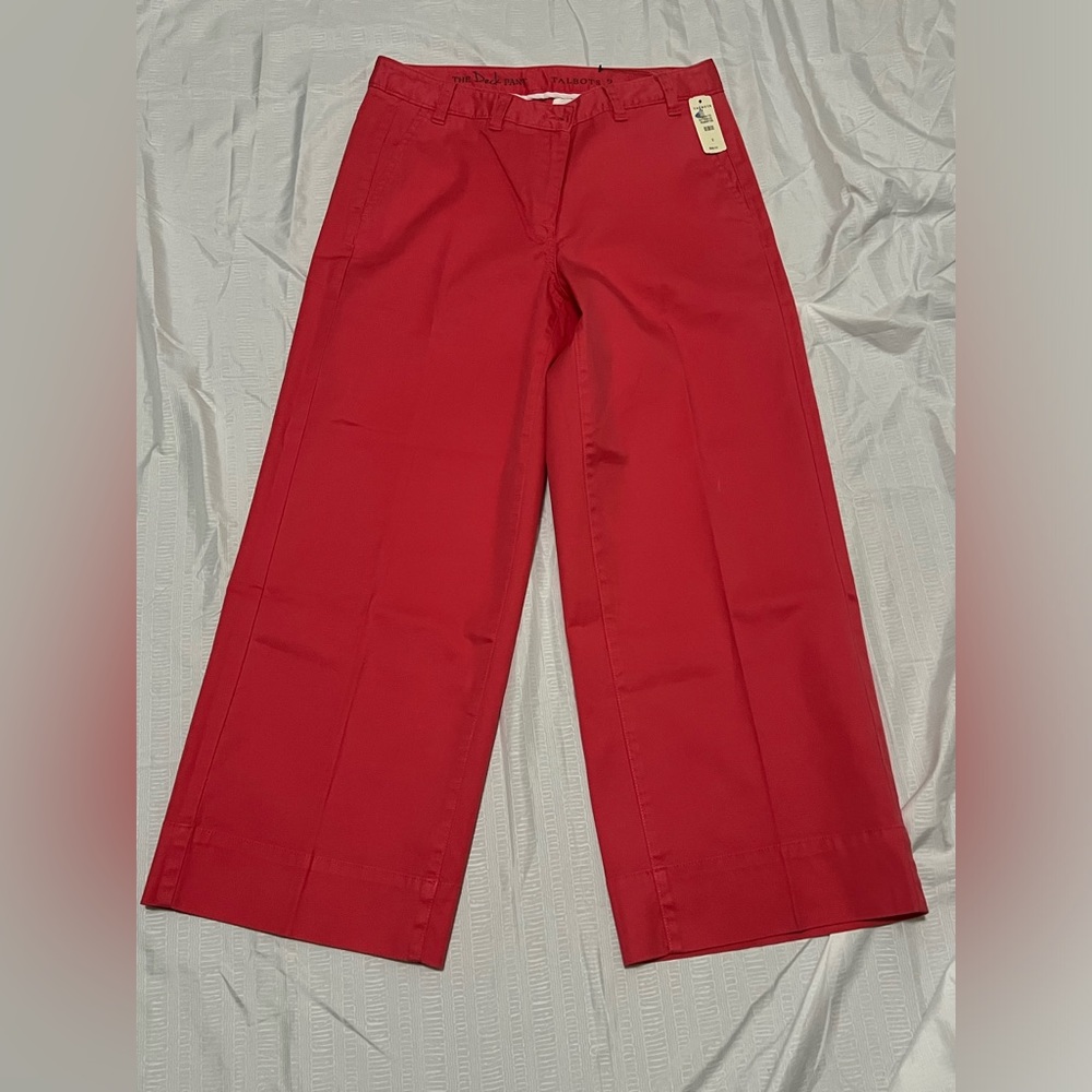 NWT: Talbots cotton crop pant